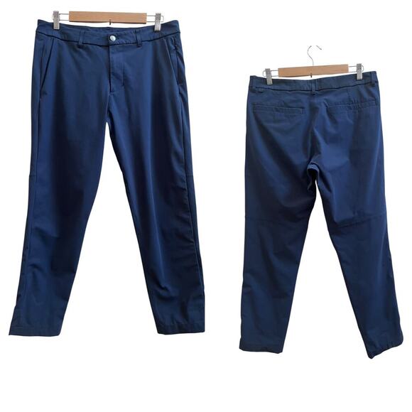 Lululemon Men’s Blue Commission Pant Slim Size 33 Style M5A70S First Release - Picture 10 of 10